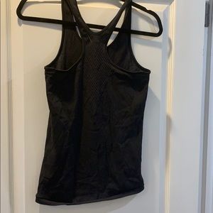 Racerback tank with mesh